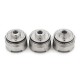 Moka Style RTA Rebuildable Tank Atomizer w/ 7 Air Pins + 3 Chambers - Sliver, Titanium, 4.5ml, 22mm