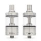 Moka Style RTA Rebuildable Tank Atomizer w/ 7 Air Pins + 3 Chambers - Sliver, Titanium, 4.5ml, 22mm