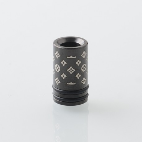 Monarchy DLVC Style 510 Drip Tip for RDA / RTA / RDTA Atomizer - Black, Stainless Steel