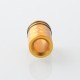 Monarchy DLVC Style 510 Drip Tip for RDA / RTA / RDTA Atomizer - Gold, Aluminum