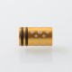 Monarchy DLVC Style 510 Drip Tip for RDA / RTA / RDTA Atomizer - Gold, Aluminum