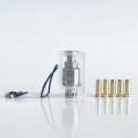 Monarchy DotMobb V2 Style RBA Tank for dotMod dotAIO V1 / V2 Pod - Silver, 1.0 / 1.2 / 1.5 / 1.8 / 2.0 / 3.5mm