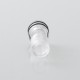 Monarchy IMS Style 510 Drip Tip for RDA / RTA / RDTA Atomizer - Translucent, PC