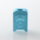 Monarchy Inverted Skull Style Boro Tank for SXK BB / Billet AIO Box Mod Kit - Blue, Aluminum Alloy