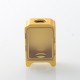 Monarchy Inverted Skull Style Boro Tank for SXK BB / Billet AIO Box Mod Kit - Gold, Aluminum Alloy