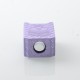 Monarchy Inverted Skull Style Boro Tank for SXK BB / Billet AIO Box Mod Kit - Purple, Aluminum Alloy