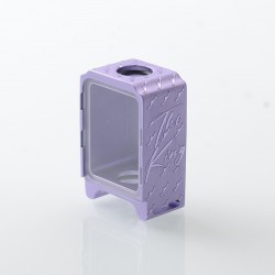 Monarchy Inverted Skull Style Boro Tank for SXK BB / Billet AIO Box Mod Kit - Purple, Aluminum Alloy