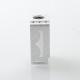 Monarchy Inverted Skull Style Boro Tank for SXK BB / Billet AIO Box Mod Kit - Silver, Aluminum Alloy