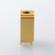 Monarchy King'bo V2 Style Boro Tank for SXK BB / Billet AIO Box Mod Kit - Gold, Aluminum Alloy