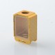 Monarchy King'bo V2 Style Boro Tank for SXK BB / Billet AIO Box Mod Kit - Gold, Aluminum Alloy