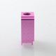 Monarchy King'bo V2 Style Boro Tank for SXK BB / Billet AIO Box Mod Kit - Pink, Aluminum Alloy