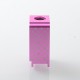 Monarchy King'bo V2 Style Boro Tank for SXK BB / Billet AIO Box Mod Kit - Pink, Aluminum Alloy