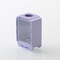 Monarchy King'bo V2 Style Boro Tank for SXK BB / Billet AIO Box Mod Kit - Purple, Aluminum Alloy