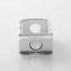 Monarchy King'bo V2 Style Boro Tank for SXK BB / Billet AIO Box Mod Kit - Silver, Aluminum Alloy