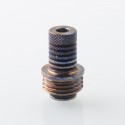 Monarchy Lazy Knurled Style Drip Tip for BB / Billet / Boro AIO Box Mod - Blueing, Titanium