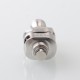 Monarchy MOBB MS Scepter Style RBA Bridge for Billet / BB / Vandy Pulse AIO / Boro Mod - Silver, 316SS, 2.5 / 3 / 3.5 / 4mm