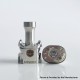 Monarchy MOBB MS Scepter Style RBA Bridge for Billet / BB / Boro Mod - Silver, Titanium Alloy, Air Pin 1 / 1.5 / 2.5 / 3.5mm