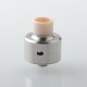 Monarchy P22 Style RDA Rebuildable Dripping Atomizer w/ BF Pin - Silver, Titanium, 22mm Diameter