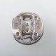 Monarchy P22 Style RDA Rebuildable Dripping Atomizer w/ BF Pin - Silver + Translucent, 22mm Diameter