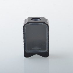 Monarchy Style Boro Tank for SXK BB / Billet AIO Box Mod Kit - Black, Aluminum