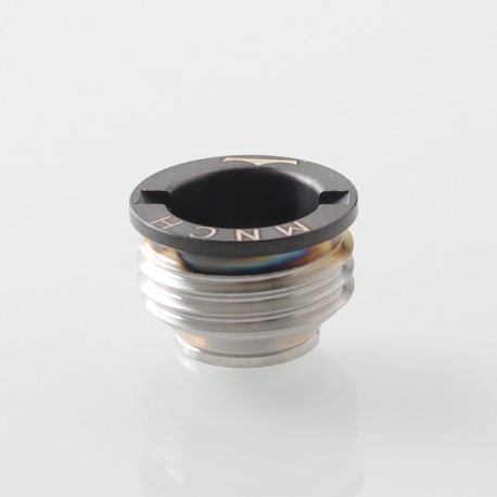 Monarchy Style Flush Nut 510 Drip Tip Adapter for Billet / BB Box Mod - Black