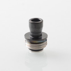 Monarchy Tapered Style Drip Tip for BB / Billet / Boro AIO Box Mod - Black, Stainless Steel