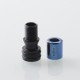 Monarchy Tapered V2 Style 510 Drip Tip for RDA / RTA / RDTA Atomizer - Blue, Titanium