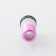 Monarchy Tapered V2 Style 510 Drip Tip for RDA / RTA / RDTA Atomizer - Pink Purple, POM + Aluminum