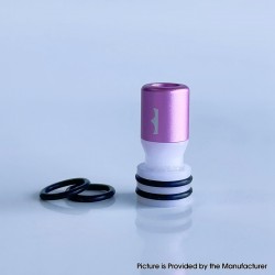 Monarchy Tapered V2 Style 510 Drip Tip for RDA / RTA / RDTA Atomizer - Pink Purple, POM + Aluminum