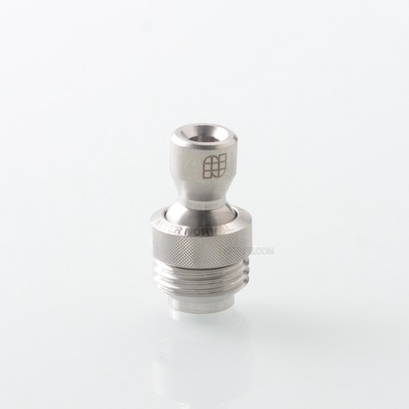 Never Normal Joystick Style for BB / Billet / Boro AIO Box Mod - Silver + Silver, 360 Degree Rotatable Mouthpiece, SS