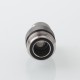 Never Normal Joystick Style for dotMod dotAIO V1 / V2 Pod - Silver + Black, 360 Degree Rotatable Mouthpiece, SS