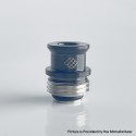 Never Normal Warp NUT Drop Style Drip Tip for BB / Billet / Boro AIO Box Mod - Black, Stainless Steel