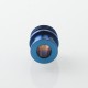 Never Normal Warp NUT Drop Style Drip Tip for BB / Billet / Boro AIO Box Mod - Blue, Stainless Steel