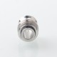 Never Normal Warp NUT Drop Style Drip Tip for BB / Billet / Boro AIO Box Mod - Silver, Stainless Steel