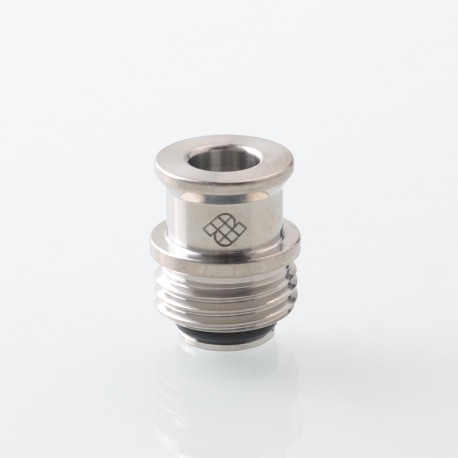 Never Normal Warp NUT Drop Style Drip Tip for BB / Billet / Boro AIO Box Mod - Silver, Titanium