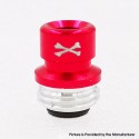 ODB Style Drip Tip for BB / Billet / Boro AIO Box Mod - Red, Aluminum Alloy