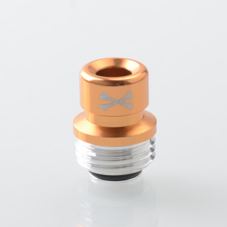 ODB Style Drip Tip for BB / Billet / Boro AIO Box Mod - Yellow, Aluminum Alloy