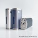 Penon V3 III Style DNA60W VW Box Mod - Gun Metal, SS + Aluminum, VW 1~60W, 1 x 18650, Evolv DNA60 Chip