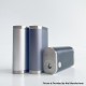 Penon V3 III Style DNA60W VW Box Mod - Gun Metal, SS + Aluminum, VW 1~60W, 1 x 18650, Evolv DNA60 Chip