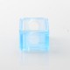 PRC Style Boro Tank for SXK BB / Billet AIO Box Mod Kit - Blue, Acrylic