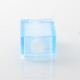 PRC Style Boro Tank for SXK BB / Billet AIO Box Mod Kit - Blue, Acrylic