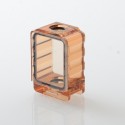 PRC Style Boro Tank for SXK BB / Billet AIO Box Mod Kit - Brown, Acrylic