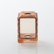 PRC Style Boro Tank for SXK BB / Billet AIO Box Mod Kit - Brown, Acrylic