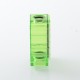 PRC Style Boro Tank for SXK BB / Billet AIO Box Mod Kit - Green, Acrylic