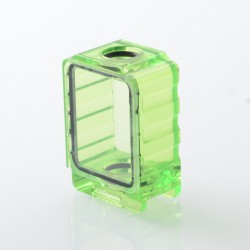 PRC Style Boro Tank for SXK BB / Billet AIO Box Mod Kit - Green, Acrylic