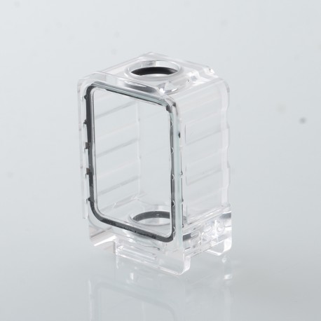 PRC Style Boro Tank for SXK BB / Billet AIO Box Mod Kit - Translucent, Acrylic