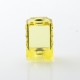 PRC Style Boro Tank for SXK BB / Billet AIO Box Mod Kit - Yellow, Acrylic