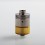 YFTK Paravozz V10.1 Style RDTA Rebuildable Dripping Tank Atomizer - Silver, 316 Stainless Steel, 22mm Diameter