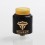 Buy THC Tauren BF RDA Black Brass 24mm Rebuildable Squonk Atomizer