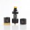 Buy YFTK KF Prime Nite DLC RTA Black 316SS 2ml 22mm Tank Atomizer